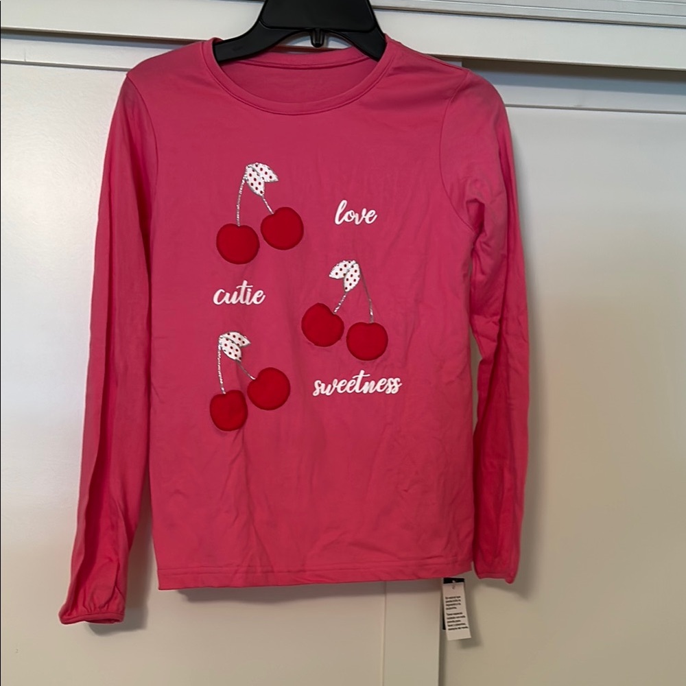 Adorable Cherry Love Long Sleeve Tee for Kids